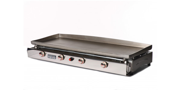 PLANCHA GAZ LAGOA 4 FEU TOUT INOX - PLANCHA TONIO