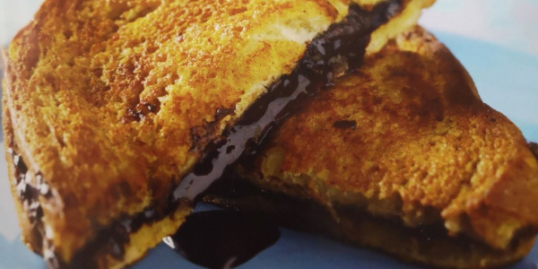 Croque-brioche perdue au chocolat